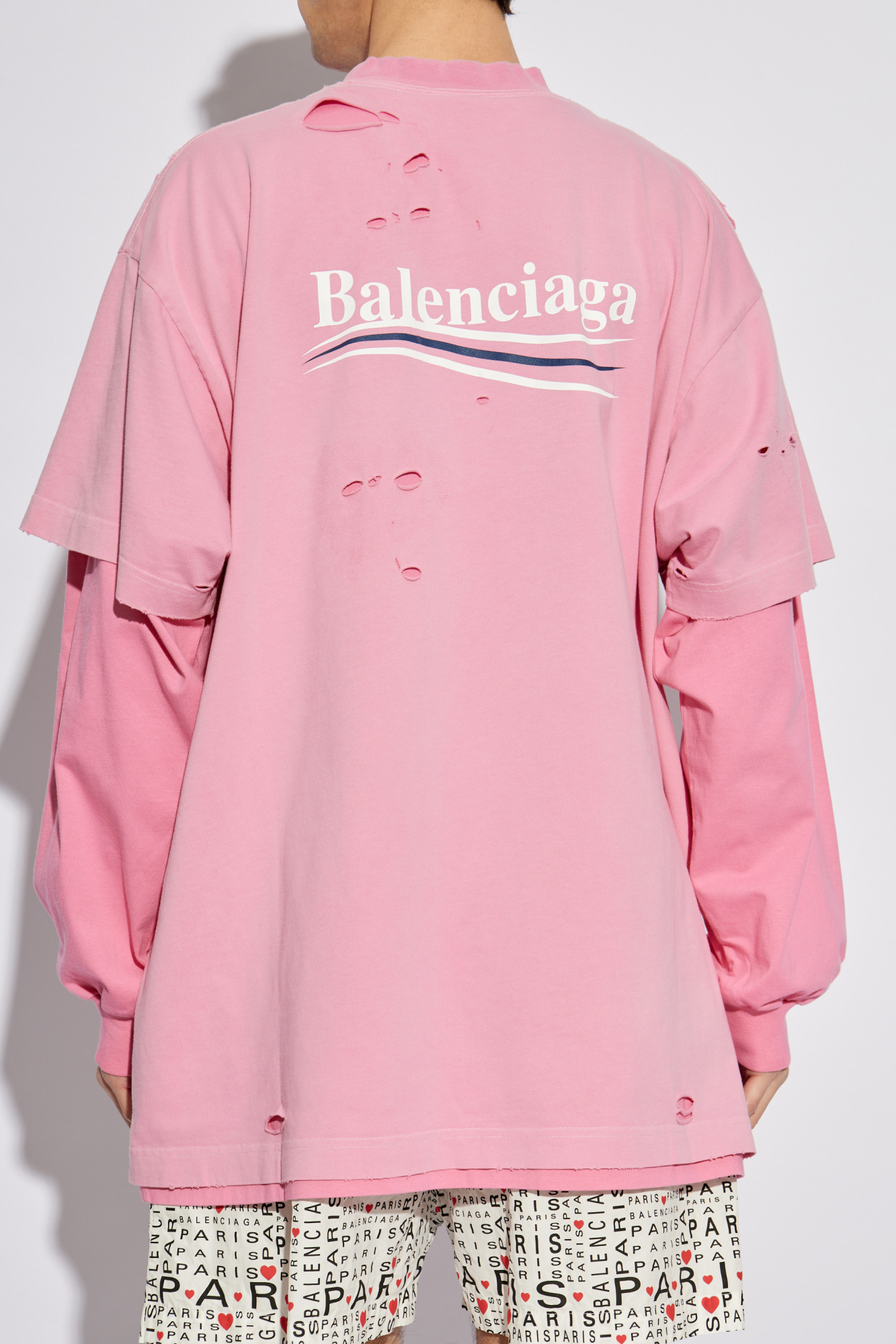 Balenciaga T-shirt with logo | Men's Clothing | Vitkac